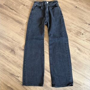 Abercrombie & Fitch faded black jeans